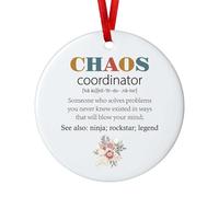 Thank You Christmas Ornament Thank You Thank You for Women Makes A Difference Ornament Christmas Ornaments for Coworkers Appreciation for Women Coworkers Suspension Naturelle Bois (C, One Size)