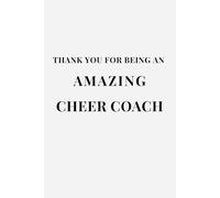 Thank You for Being an Amazing Cheer Coach