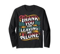Thank You for Leaving Me Alone Introvert Social Mood |- Manche Longue