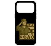 Thank You for Your Cervix - Humour Militaire rétro Coque pour iPhone 17 Pro Max