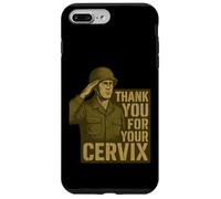 Thank You for Your Cervix - Humour Militaire rétro Coque pour iPhone 7 Plus/8 Plus
