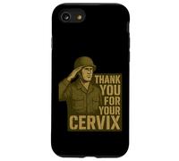 Thank You for Your Cervix - Humour Militaire rétro Coque pour iPhone SE (2020) / 7/8