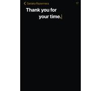 Thank you for your time.