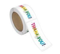 Thank You Labels Lot de 120 autocollants 2,5 x 7,6 cm