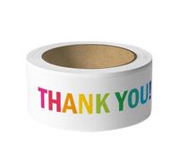 Thank You Labels Lot de 120 autocollants 2,5 x 7,6 cm