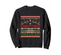Thank You Mom Merry Christmas Family Design Sweatshirt
