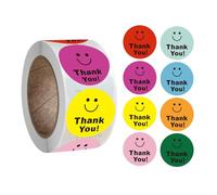 Thank You Stickers 500 Pcs Autocollants Etiquette Merci Autocollant Thank You