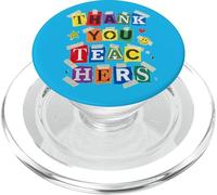 Thank You Teacher Appreciation W ollage Lettres Message PopSockets PopGrip pour MagSafe