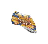 Thank You Veterans Sunflower Us America Flag Couvre-tête de golf de qualité supérieure pour la plupart des putters Blade