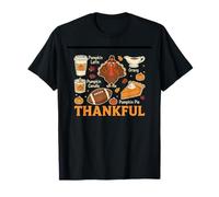 Thankful Football Pie Pumpkin - Costume Amusant de Thanksgiving T-Shirt
