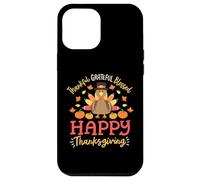 Thankful Grateful Blessed Happy Thanksgiving Dinde Gobble Coque pour iPhone 12 Pro Max