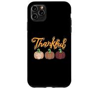 THANKFUL Happy Thanksgiving Fall Plaid Citrouille Blessed Women Coque pour iPhone 11 Pro Max