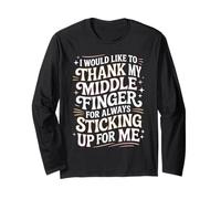 Thanks to My Middle Finger for Having My Back - Manche Longue