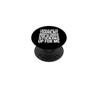 Thanks to My Middle Finger for Having My Back - PopSockets PopGrip Adhésif