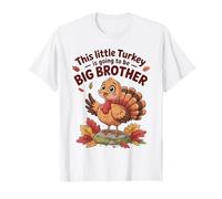 Thanksgiving Big Brother Announcement Turkey Artwork T-Shirt