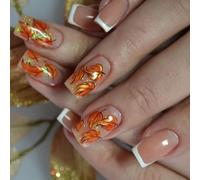 Thanksgiving Blanc Forme Française Persist Hoofs Plane Aiguille Plan ABS Substance Permanent Pour Fêtes Usage Quotidien Fête Vêtements Blanc French Unguis Conseils