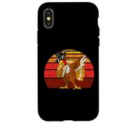 Thanksgiving Boys Dabbing Happy Turkey Day - Enfant Coque pour iPhone X/XS