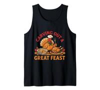 Thanksgiving Chef - Découvrir Un Grand festin Débardeur