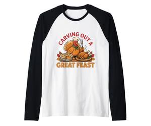 Thanksgiving Chef - Découvrir Un Grand festin Manche Raglan
