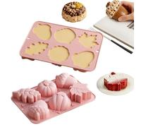 Thanksgiving Chocolate Silicone Mold 2 Pieces 3D Cupcake Fall Decor Mould