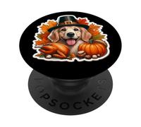 Thanksgiving Cirnecho dell'Etna propriétaire de Chien Maman Papa Automne drôle PopSockets PopGrip Adhésif