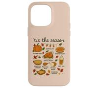 Thanksgiving Day Dinner T'is The Season Cozy Food Art Coque pour iPhone 14 Pro Max