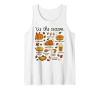 Thanksgiving Day Dinner T'is The Season Cozy Food Art Débardeur
