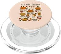 Thanksgiving Day Dinner T'is The Season Cozy Food Art PopSockets PopGrip pour MagSafe