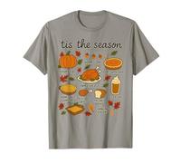 Thanksgiving Day Dinner T'is The Season Cozy Food Art T-Shirt