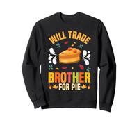 Thanksgiving échangera Son frère Contre des Feuilles d'automne d'automne Sweatshirt