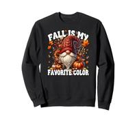 Thanksgiving GNOME for Women & Men Fall is My Favorite Color Sweatshirt