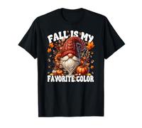 Thanksgiving GNOME for Women & Men Fall is My Favorite Color T-Shirt