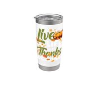 Thanksgiving, gratitude, reconnaissance et générosité Gobelet isotherme en acier inoxydable double paroi