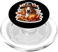 Thanksgiving Ibiza Hound, propriétaire d'un Chien, Maman, Papa, drôle, Automne Mignon PopSockets PopGrip pour MagSafe