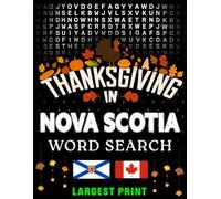 Thanksgiving in Nova Scotia - Word Search: Parades, Foods & Traditions • Large-Print Puzzles with Answers