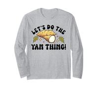 Thanksgiving Sweet Patate Let's Do The Yam Thing Manche Longue