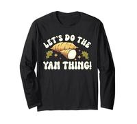 Thanksgiving Sweet Patate Let's Do The Yam Thing Manche Longue