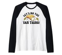 Thanksgiving Sweet Patate Let's Do The Yam Thing Manche Raglan