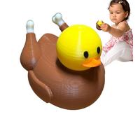 Thanksgiving Table Decor, Holiday Turkey Duck Figurines, Autumn Printed Ducks, Thanksgiving Themed Centerpiece, Cute Turkey Duck Ornaments, Holiday Fall Themed Decor, Thanksgiving Table Toys, Pr