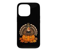 Thanksgiving Turkey Gamer Pumpkin Boys Kids Teens Gaming Coque pour iPhone 13 Pro