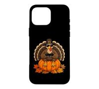 Thanksgiving Turkey Gamer Pumpkin Boys Kids Teens Gaming Coque pour iPhone 16 Pro Max