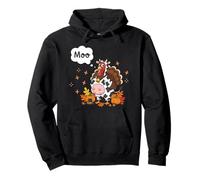 Thanksgiving Turquie Moo Cow Funny Men Women Holiday Humour Sweat à Capuche