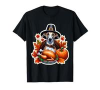 Thanksgiving Whippet propriétaire de Chien Amant drôle pèlerin Dinde T-Shirt