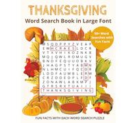 Thanksgiving Word Search with Fun Facts: Large Font Word Search Book to Share the Joy of Thanksgiving