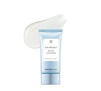 THANKYOU FARMER Sun Project Water Sun Cream 50ml - Crème Solaire Format Voyage pour le Visage, Peau Sensible, Coréenne
