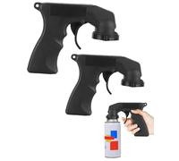 Thapncow Lot de 2 Accessoires pour Machine à Peinture, Adaptateur de Pulvérisation, Poignée pour Pistolet à Peinture, Poignée Universelle pour Bombe Aérosol, Support de poignée, pour Peindre