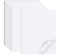 Thapncow20 Feuilles de Papier Film Autocollant en Vinyle Imprimante Jet d'Encre/Laser A4 21 x 29,7 cm Film Transparent Imprimable - Séchage Rapide