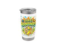 That’s Bananas Retro Fruit Comic Summer Vibes Gobelet isotherme en acier inoxydable double paroi