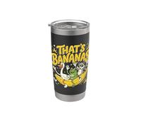That’s Bananas Retro Fruit Summer Characters Gobelet isotherme en acier inoxydable double paroi