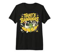 That’s Bananas Retro Fruit Summer Characters T-Shirt Haut de Gamme